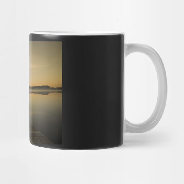 Sunrise on lake by homydesign